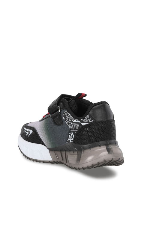 Slazenger ENZO F Unisex Çocuk Siyah / Kırmızı Günlük Spor Ayakkabısı