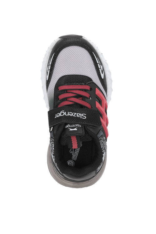 Slazenger ENZO F Unisex Çocuk Siyah / Kırmızı Günlük Spor Ayakkabısı