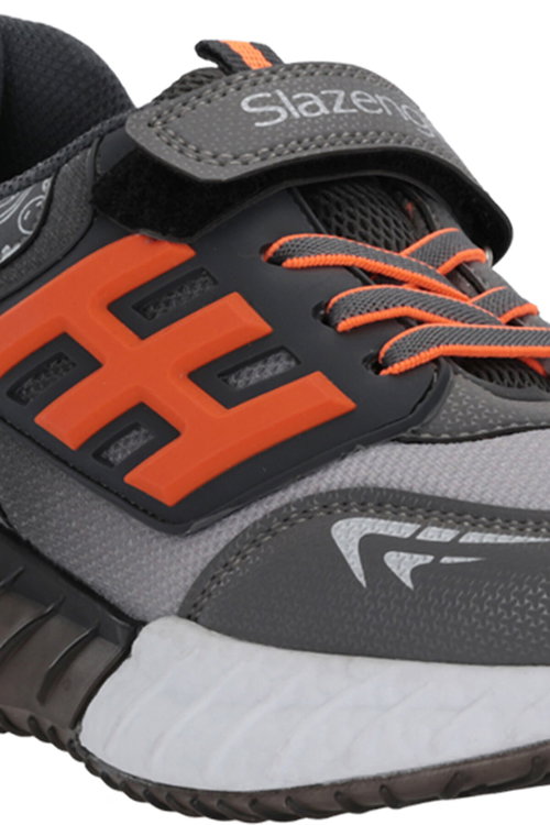 Slazenger ENZO P Erkek Çocuk Füme / Turuncu Günlük Spor Ayakkabısı