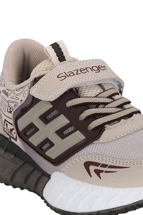Slazenger ENZO P Unisex Çocuk Bej / Kahve Günlük Spor Ayakkabısı