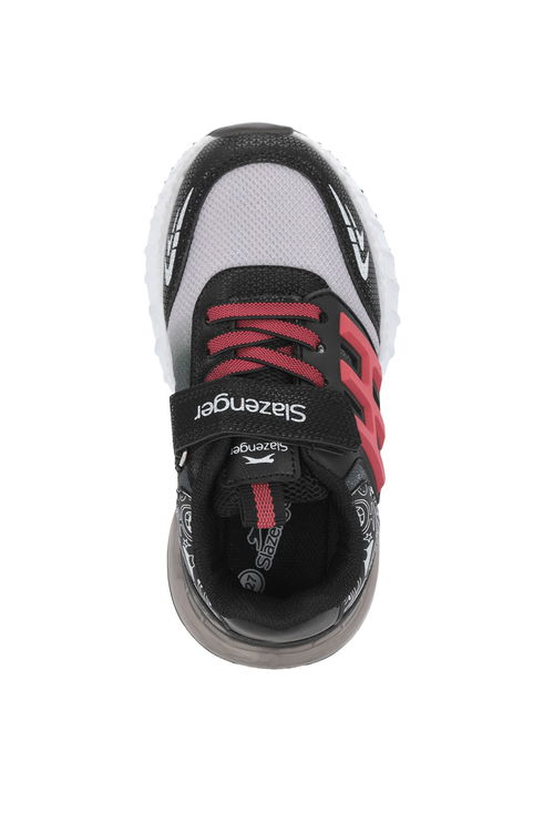 Slazenger ENZO P Unisex Çocuk Siyah / Kırmızı Günlük Spor Ayakkabısı