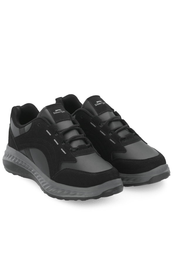 Slazenger EPIRUS I Erkek Siyah / Koyu Gri Koşu & Yürüyüş Spor Ayakkabısı