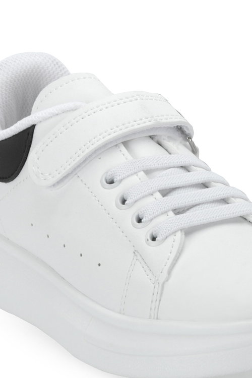Slazenger EQUAL IN Unisex Çocuk Beyaz / Siyah Günlük Spor Ayakkabısı