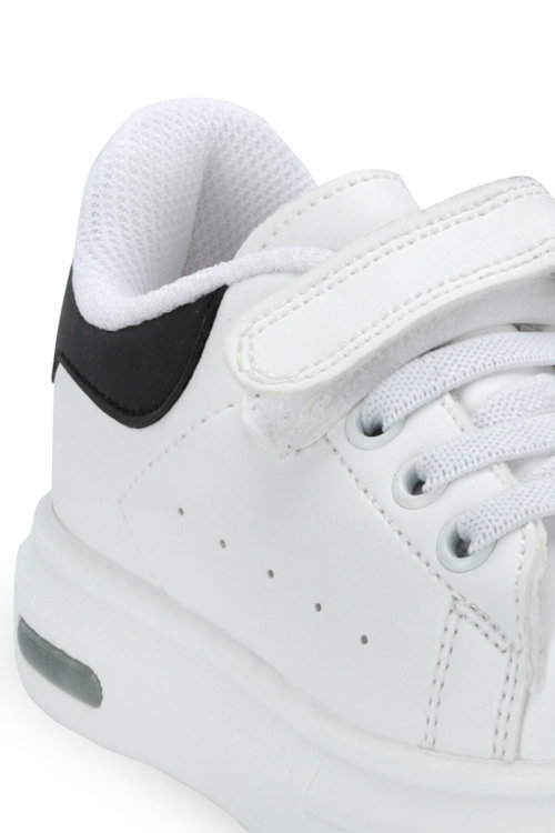 Slazenger EQUAL IN Unisex Çocuk Beyaz / Siyah Günlük Spor Ayakkabısı