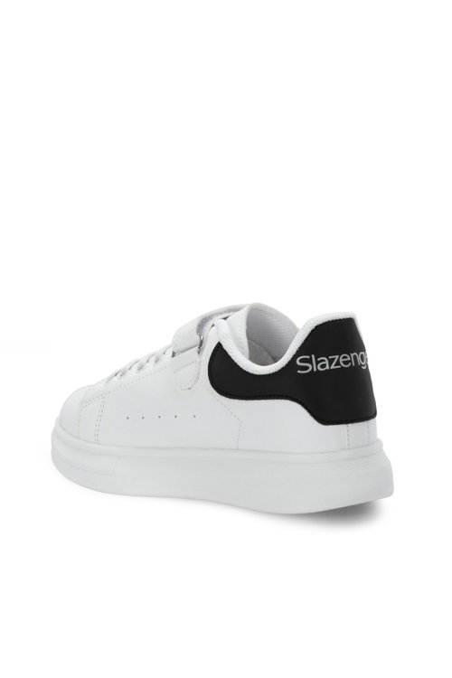 Slazenger EQUAL IN Unisex Çocuk Cırtlı Beyaz / Siyah Günlük Spor Ayakkabısı