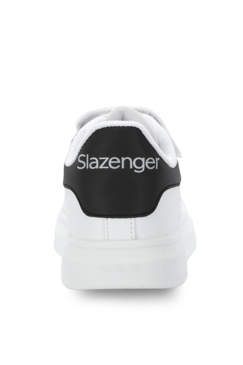 Slazenger EQUAL IN Unisex Çocuk Cırtlı Beyaz / Siyah Günlük Spor Ayakkabısı
