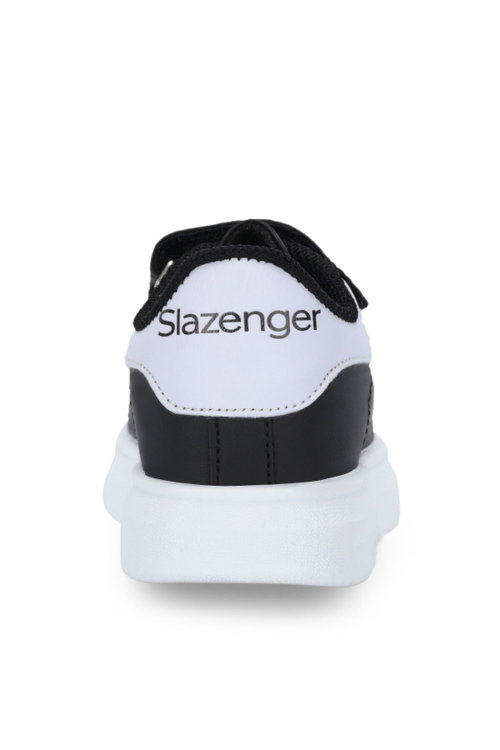 Slazenger EQUAL Unisex Çocuk Cırtlı Siyah / Beyaz Günlük Spor Ayakkabısı
