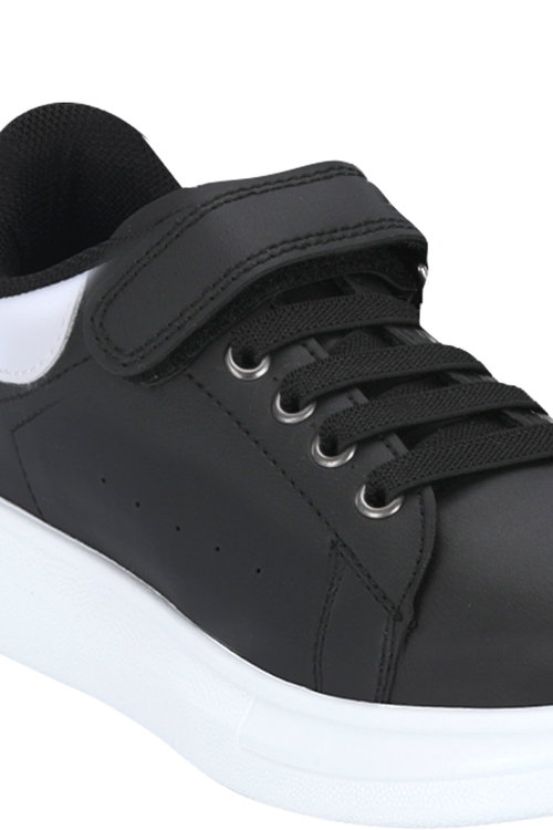 Slazenger EQUAL Unisex Çocuk Siyah / Beyaz Günlük Spor Ayakkabısı