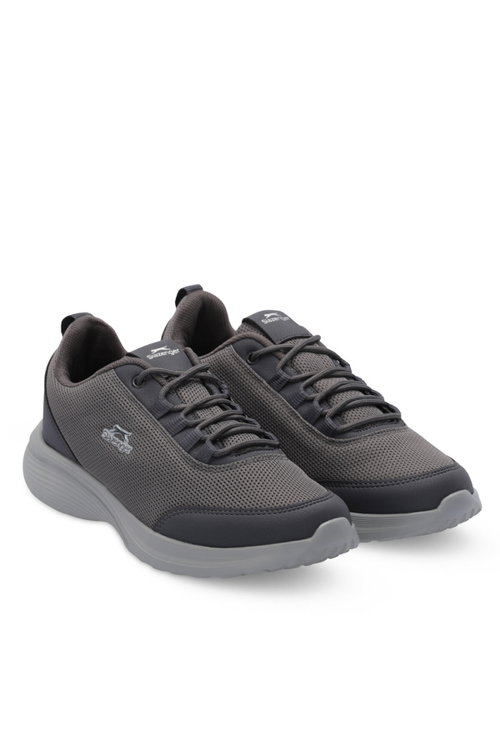 Slazenger EQUINOX I Büyük Beden Erkek Koyu Gri Koşu & Yürüyüş Spor Ayakkabısı