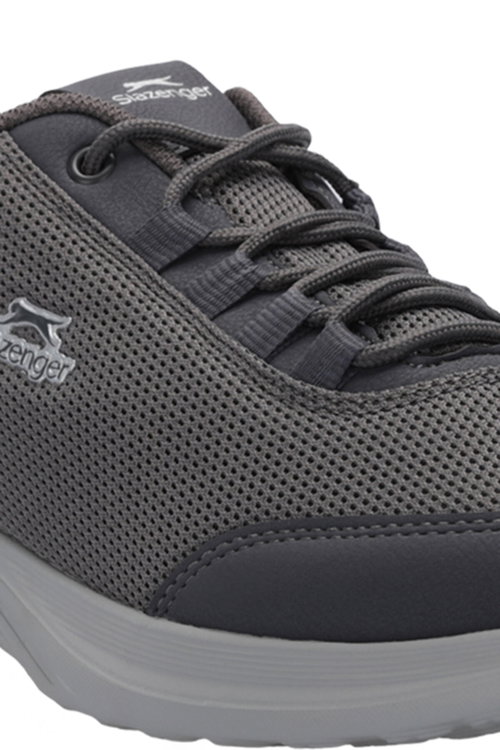 Slazenger EQUINOX I Büyük Beden Erkek Koyu Gri Koşu & Yürüyüş Spor Ayakkabısı