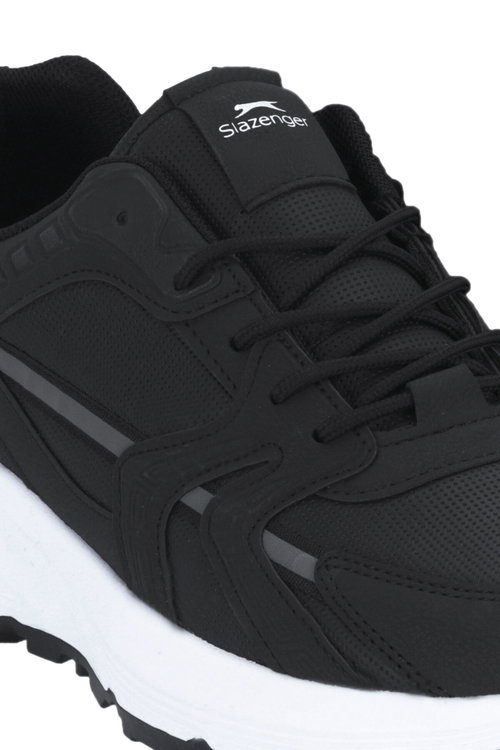 Slazenger ESPECTRO I Erkek Siyah / Beyaz Koşu & Yürüyüş Spor Ayakkabısı