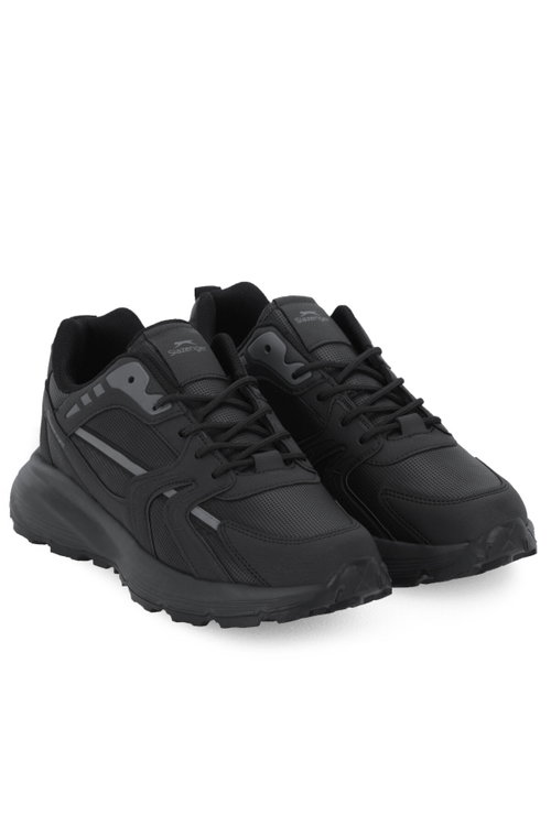 Slazenger ESPECTRO I Erkek Siyah / Koyu Gri Koşu & Yürüyüş Spor Ayakkabısı