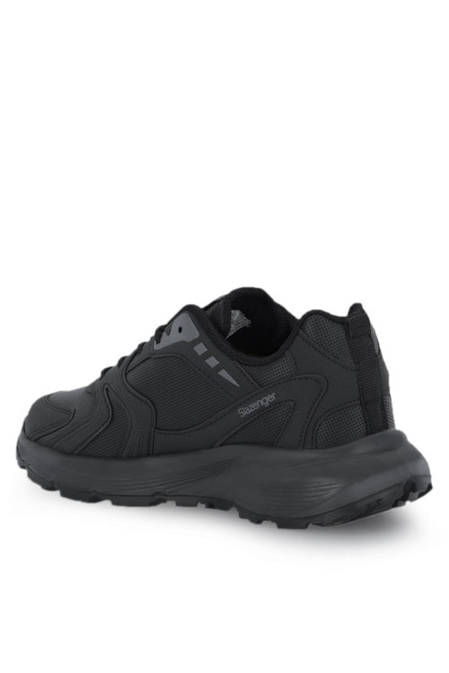 Slazenger ESPECTRO I Erkek Siyah / Koyu Gri Koşu & Yürüyüş Spor Ayakkabısı