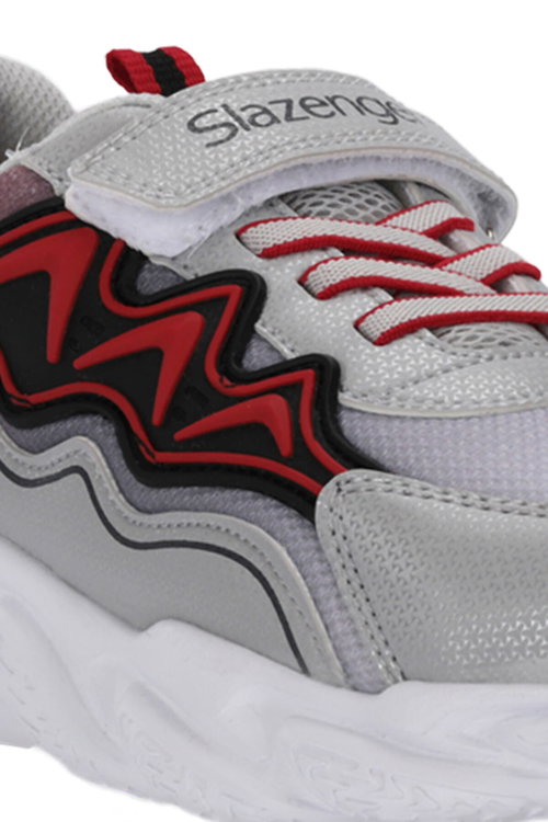 Slazenger EXPLORER I Erkek Çocuk Cırt Cırtlı Gri Günlük Spor Ayakkabısı