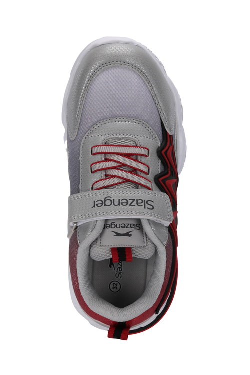 Slazenger EXPLORER I Erkek Çocuk Cırt Cırtlı Gri Günlük Spor Ayakkabısı