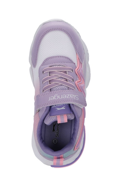 Slazenger EXPLORER I Kız Çocuk Cırt Cırtlı Lila Günlük Spor Ayakkabısı
