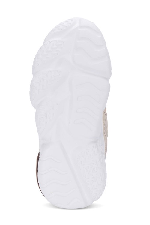 Slazenger EXPLORER I Unisex Çocuk Cırt Cırtlı Bej Günlük Spor Ayakkabısı