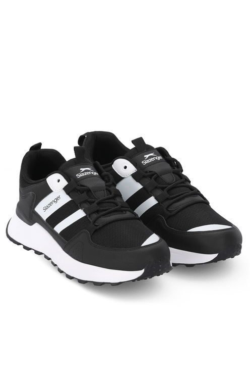 Slazenger FALCON I Erkek Siyah / Beyaz Koşu & Yürüyüş Spor Ayakkabısı