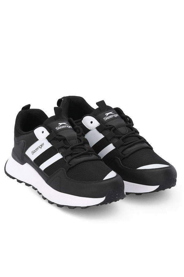 Slazenger FALCON I Erkek Siyah / Beyaz Koşu & Yürüyüş Spor Ayakkabısı