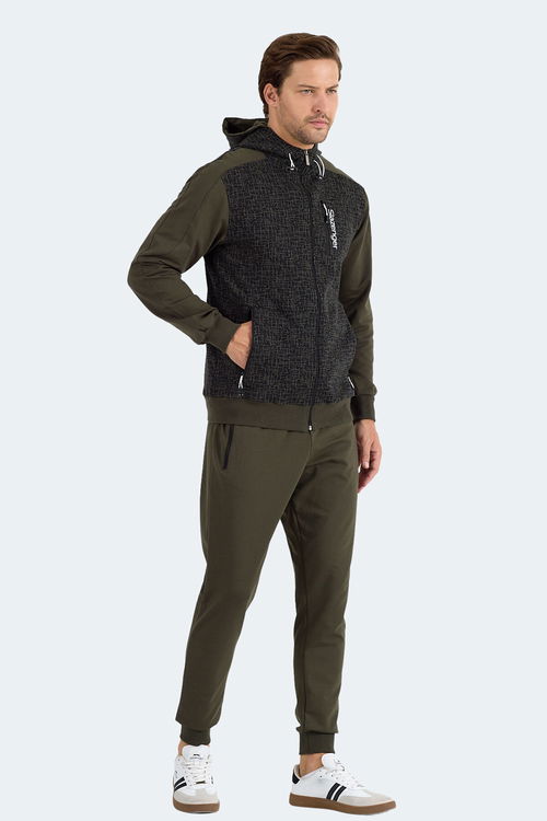 Slazenger FALOR Erkek Haki Eşofman Takımı