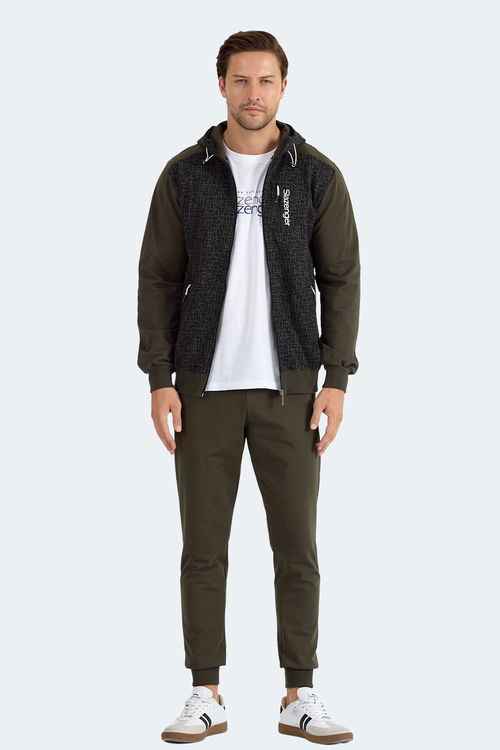 Slazenger FALOR Erkek Haki Eşofman Takımı