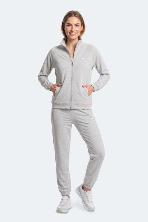 Slazenger FANE Kadın Gri Eşofman Takımı