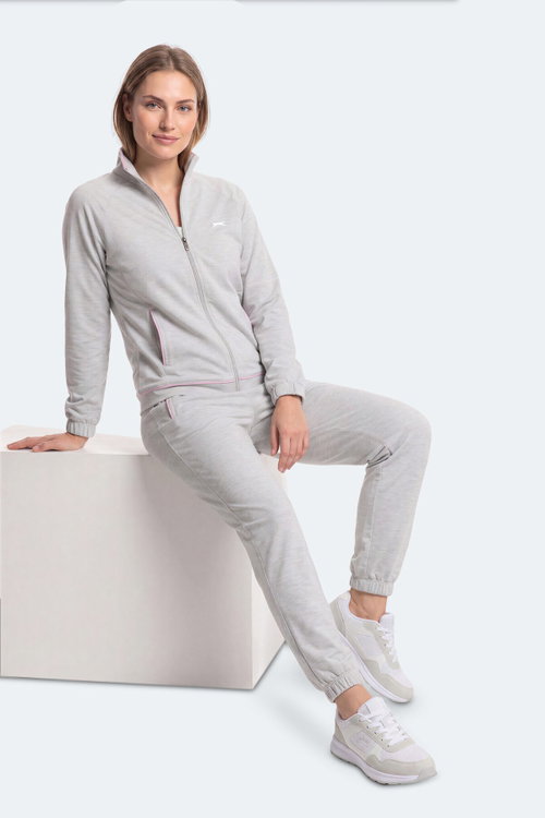 Slazenger FANE Kadın Gri Eşofman Takımı