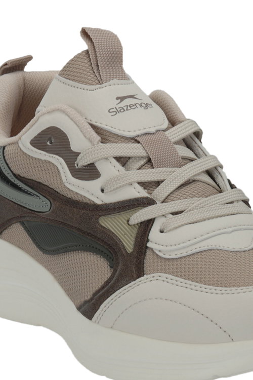 Slazenger FANTASTIC I Kadın Bej / Kahve Koşu & Yürüyüş Spor Ayakkabısı