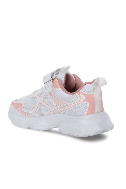 Slazenger FAST TRACK I Kız Çocuk Beyaz / Pembe Günlük Spor Ayakkabısı