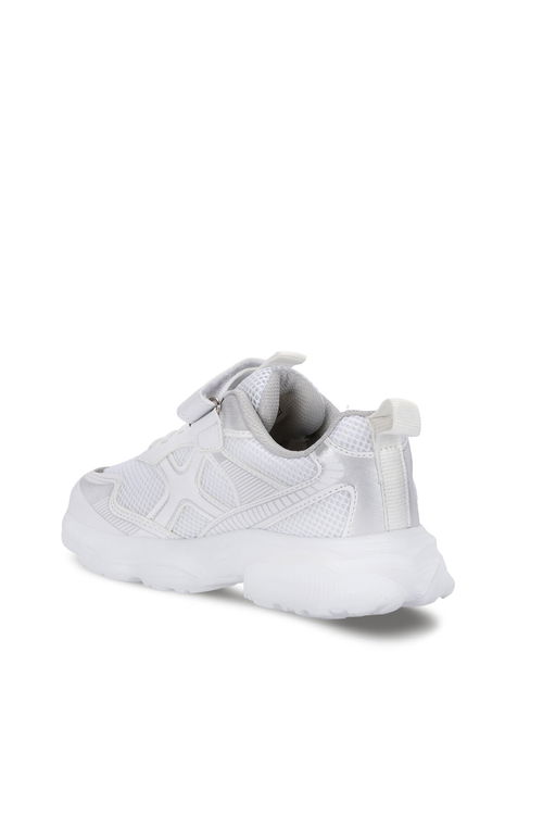Slazenger FAST TRACK I Unisex Çocuk Beyaz / Gümüş Günlük Spor Ayakkabısı