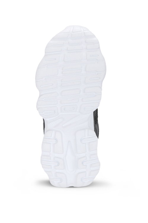 Slazenger FAST TRACK I Unisex Çocuk Cırt Cırtlı Koyu Gri / Kırmızı Günlük Spor Ayakkabısı