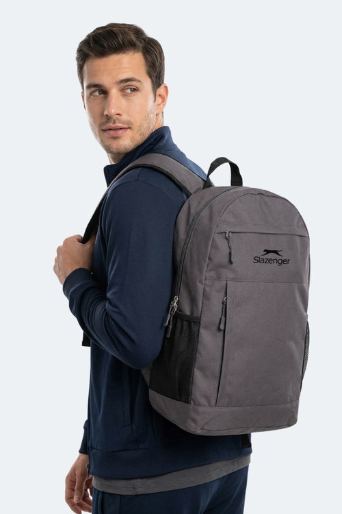 Slazenger FAVENTO Unisex Koyu Gri Omuz Çantası