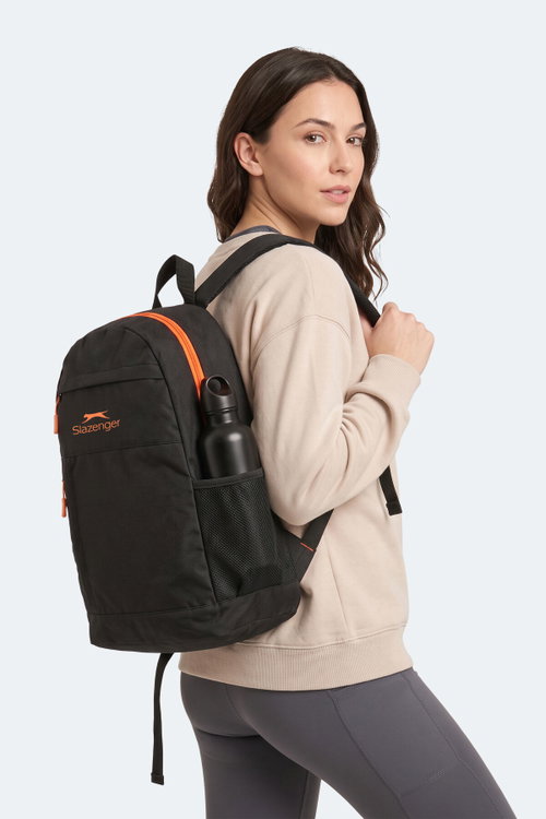 Slazenger FAVENTO Unisex Siyah / Turuncu Omuz Çantası