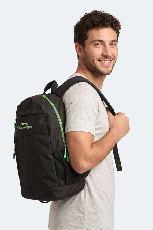 Slazenger FAVENTO Unisex Siyah / Yeşil Omuz Çantası