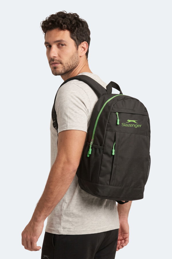 Slazenger FAVENTO Unisex Siyah / Yeşil Omuz Çantası