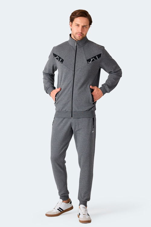 Slazenger FELON Erkek Antrasit Eşofman Takımı
