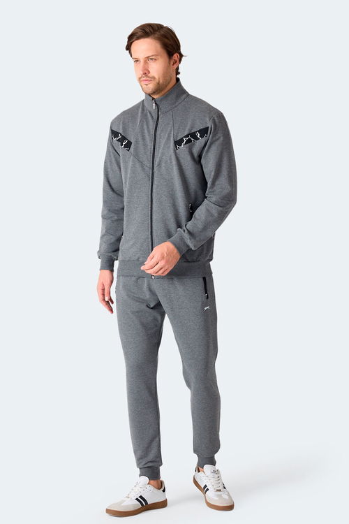 Slazenger FELON Erkek Antrasit Eşofman Takımı