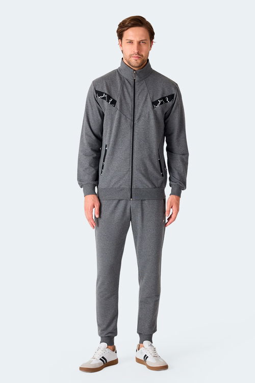 Slazenger FELON Erkek Antrasit Eşofman Takımı