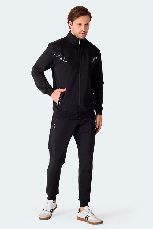 Slazenger FELON Erkek Siyah Eşofman Takımı