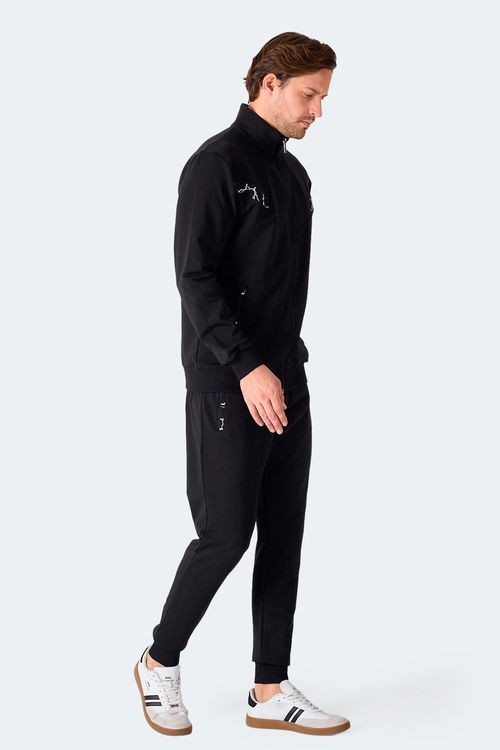 Slazenger FELON Erkek Siyah Eşofman Takımı