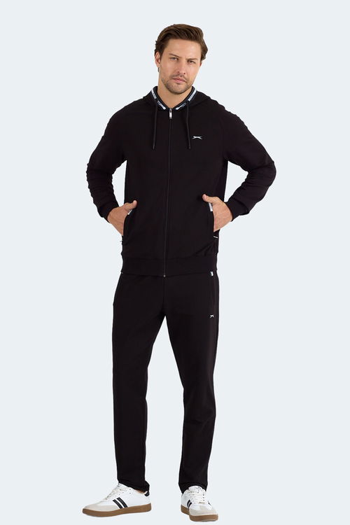 Slazenger FENDER Erkek Siyah Eşofman Takımı