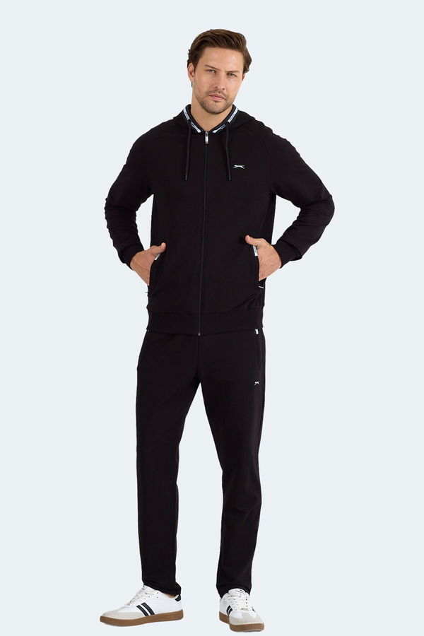 Slazenger FENDER Erkek Siyah Eşofman Takımı