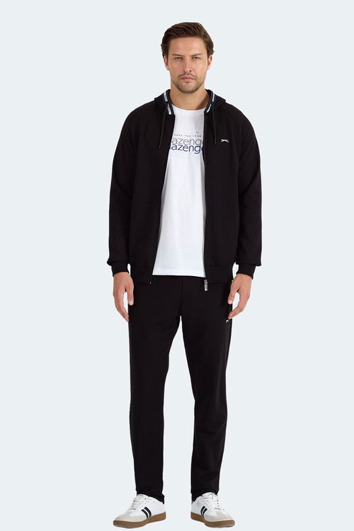 Slazenger FENDER Erkek Siyah Eşofman Takımı