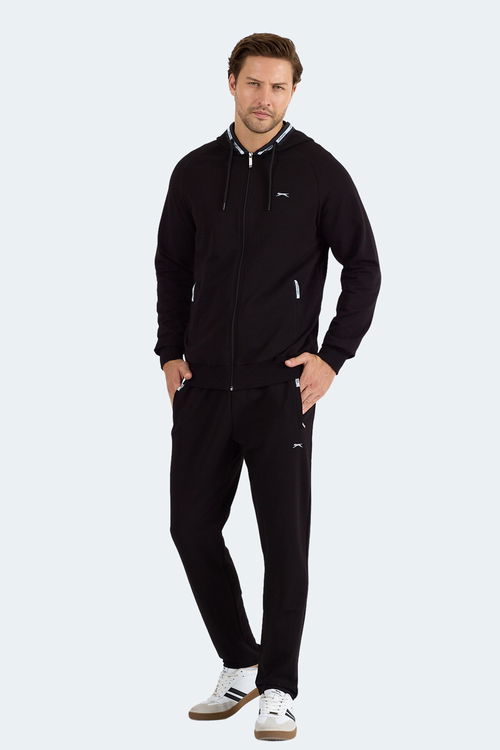 Slazenger FENDER Erkek Siyah Eşofman Takımı