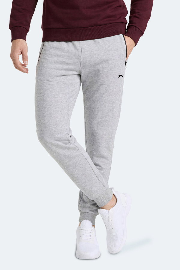 Slazenger FERNON Erkek Cepli Gri Eşofman Altı
