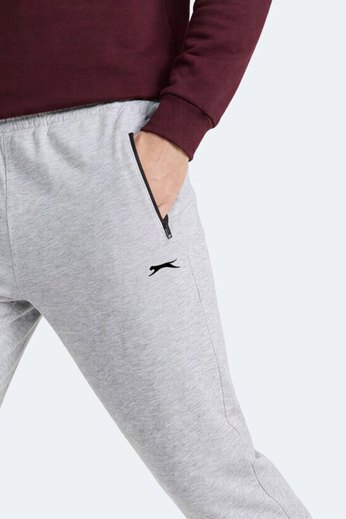 Slazenger FERNON Erkek Cepli Gri Eşofman Altı
