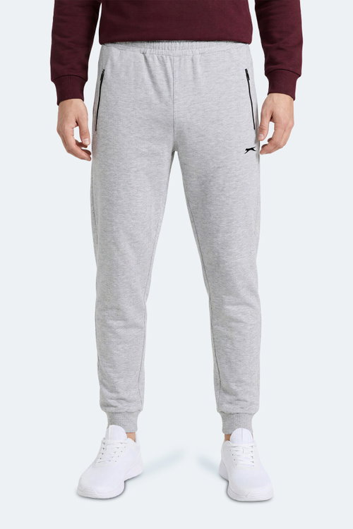 Slazenger FERNON Erkek Cepli Gri Eşofman Altı