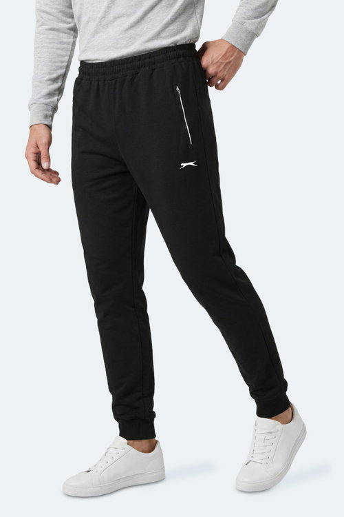 Slazenger FERNON Erkek Cepli Siyah Eşofman Altı