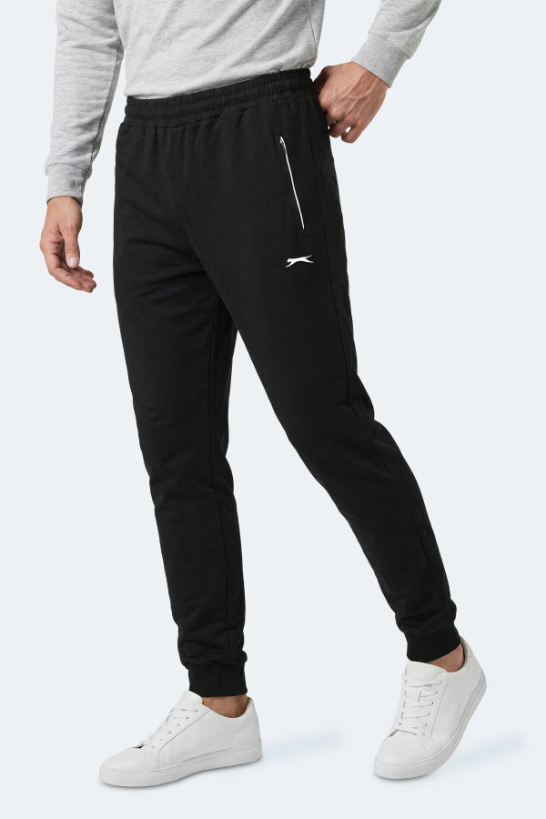 Slazenger FERNON Erkek Cepli Siyah Eşofman Altı