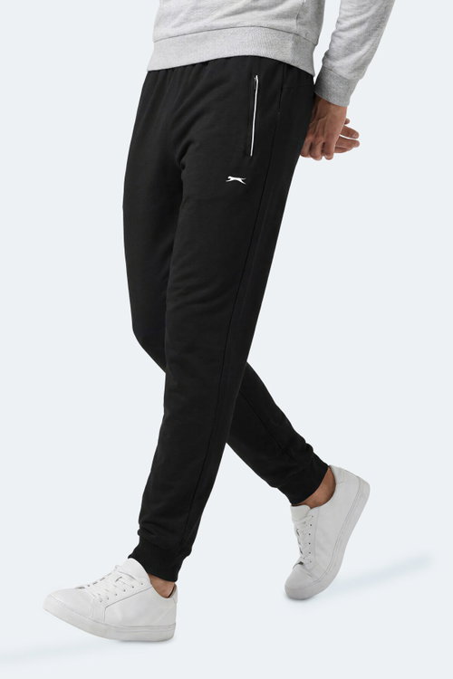Slazenger FERNON Erkek Cepli Siyah Eşofman Altı